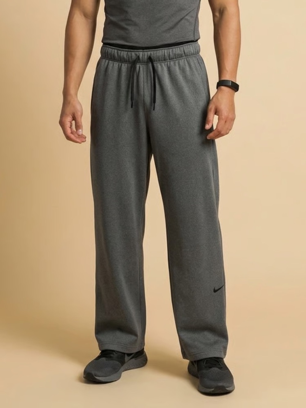 NIKE | Charcoal Gray Fleece Lined Jogger Sweatpants Sz L